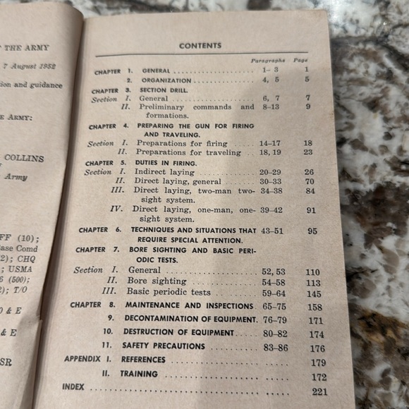 FM 6-75 Department Of The Army Field Manual 105- mm Howitzer M2 Series Towed - Picture 6 of 6